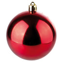 Set 12 Palle di Natale Ø4 cm in Plastica Rosso