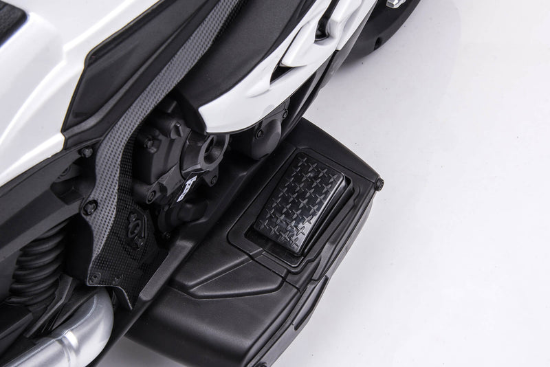 Moto Elettrica per Bambini 12V con Licenza BMW HP4 Sport 3R Bianca