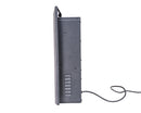 Camino Elettrico da Incasso 59x52,1x16,3 cm Effetto Fiamma 2000W Cristina Nero