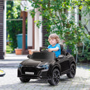 Macchina Elettrica per Bambini 3-5 Anni 6V Audi RS Q8 Autentica 1,5-3km/h con Telecomando e Musica Nero      