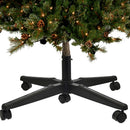Base per Albero di Natale Universale con Ruote 69x22x50 cm in Plastica Nero      
