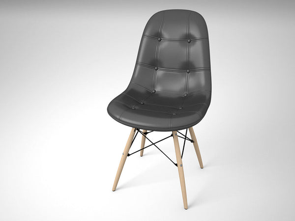 Lot de 4 Chaises Soft PU 82x47x52cm Chaise TFT Gris online