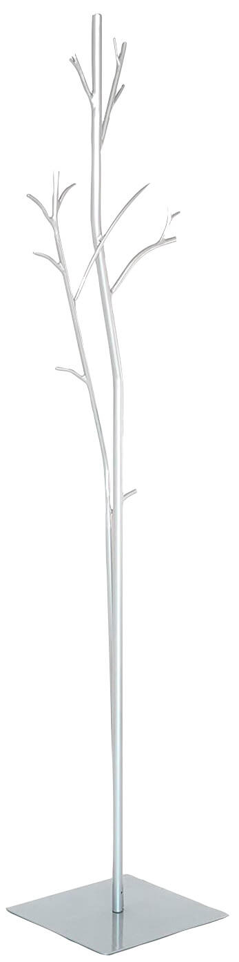 Appendiabiti da Terra 33x33x178 cm in Ferro Battuto Vasconi Platano Argento