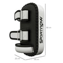 Colpitore Boxe e Muay Thai Imbottito per Braccio 38x20x18 cm in PU e EPE Nero