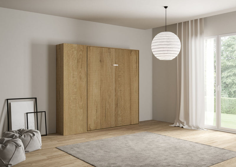 Letto Matrimoniale a Scomparsa Salvaspazio Kentaro H210 cm Marrone