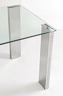 Tavolo New Arley 140x80 Fisso in Vetro