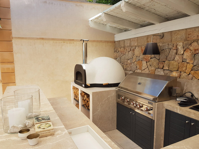 Forno a Legna da Esterno Cottura Diretta in Refrattario Zio Ciro Subito Cotto 95