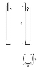 Mini Doccia Solare da Giardino 23L Miscelatore Lavapiedi e Doccetta Antracite