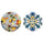 Set de 4 Assiettes à Pizza Ø33x2 cm en Porcelaine VdE Tivoli 1996 Italian Beauty