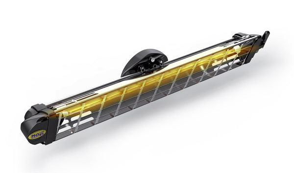 sconto Chauffage Électrique Infrarouge 71x11x8 cm 1200W Moel Fiore Noir 766N