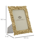 Cornice Fern 21,4x2x26,5 cm in Poliresina e Vetro