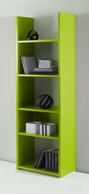 Libreria da Parete con 5 Ripiani in Melamina 56x29x184cm TFT  Boost Verde