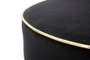 Sgabello Bar Luxy Nero 46x48x96 cm in Legno e Plastica