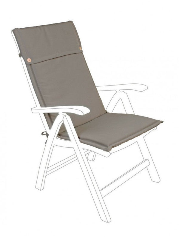 Coussin à dossier haut Poly180 Choco en tissu pour l'extérieur online