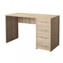 Scrivania Porta Pc Topaz Quercia Chiaro 120x50x74 h cm in Truciolare bilaminato Marrone