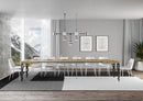Tavolo Allungabile 130-390x90x77 cm Karamay Quercia Naturale