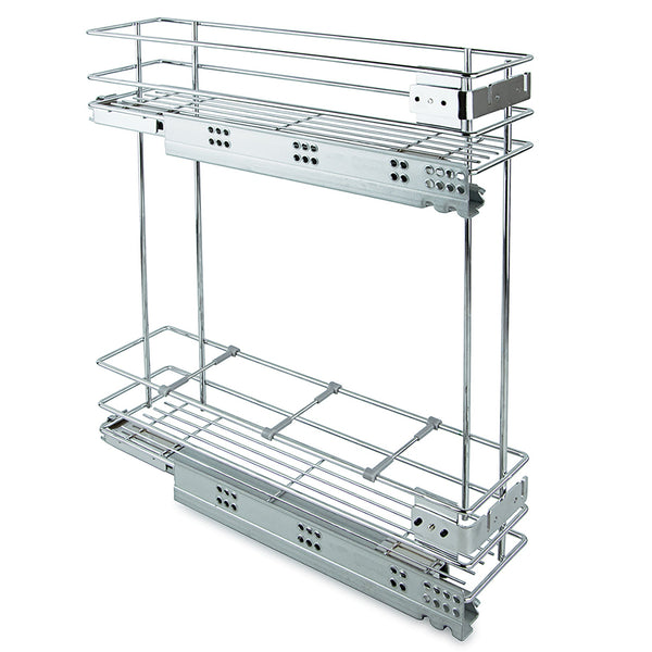 prezzo Emuca Porte-bouteilles coulissant en acier chromé 20 cm pour meuble de cuisine