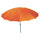 Parasol coupole de jardin en aluminium Ø2,70m avec manivelle en terre cuite Vorghini Kyoto