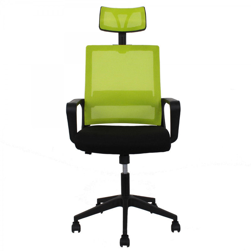 Set 2 Sedie da Ufficio Direzionale 58x126x50 cm in PU Lime