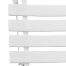 Set Tavolino e 2 Sedie Pieghevoli da Giardino Teresa Bianco 