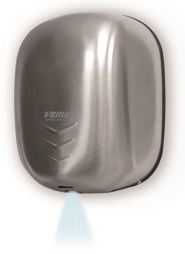prezzo Vama Stream Dry UV SF Sèche Mains avec Cellule Photoélectrique 1100W Acier Inoxydable Satiné