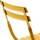 Set Tavolino e 2 Sedie Pieghevoli da Giardino Teresa Mostarda 