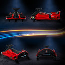 Go Kart Elettrico per Bambini Velocità 3-8 km/h per Drifting Rosso  