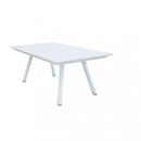 Tavolo Zante Allungabile 200/300x110x75 h cm in Alluminio Bianco