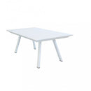 Tavolo Zante Allungabile 200/300x110x75 h cm in Alluminio Bianco