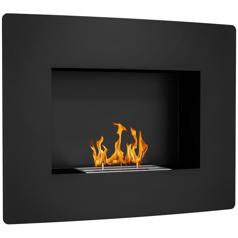 Camino a Bioetanolo da Incasso Capacità 0,9L 66x16x52 cm Nero  