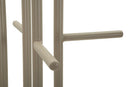 Appendiabiti Saturno Tortora 45x28x178 cm in Metallo Grigio tortora      