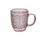 Set 6 Tazzine da Caffè Ø6x7 cm in Vetro Colorato Trasparente VdE Tivoli 1996 Geometrie