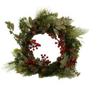 Coroncina plastica verde tondo cm Ø61