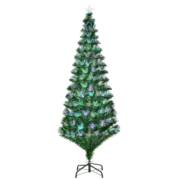 sconto Sapin de Noël Artificiel 180 cm en Fibre Optique Foltissimo 230 LED