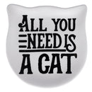 Set piattino e tazza  in Ceramica VdE Tivoli 1996 Cats Bianco e Nero