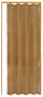 Porte pliante intérieure 214x82 cm en PVC avec fermeture magnétique noyer