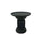 Table basse Alka Ø 40,5x41,5 cm en acier noir