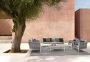 Divano 3 Posti 220x85x86h cm con Cuscini Florencia Bianco