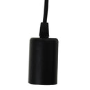 Lampadario a Soffitto Moderno a Sospensione 6 Luci E27 Ø34x16 cm  Nero