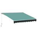 Tenda da Sole 295x250 cm in Alluminio e Poliestere Verde