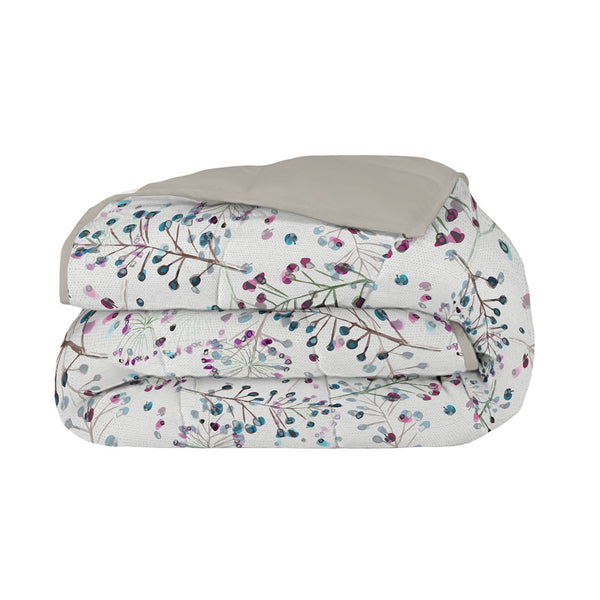 Couette Hiver 1 et Demi Imprimée en Microfibre 300gr Double Face Flor prezzo