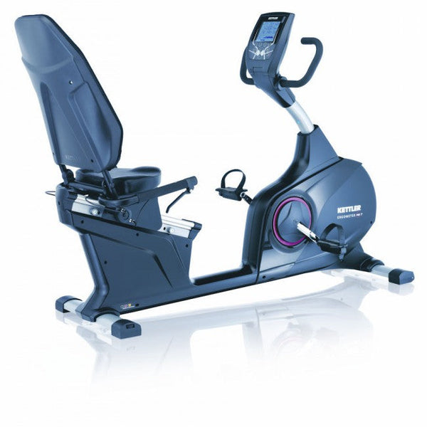 Vélo d'Appartement Horizontal Recumbike Ergomètre Magnétique 180Kg Max 25 Niveaux Kettler HKS Re7 Couché avec Moniteur de Fréquence Cardiaque online