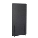Pannello Fonoassorbente da Pavimento 100x200 cm Coppia di Piedini Neri Finitura Antracite    
