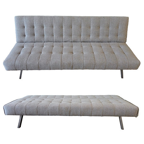 online Canapé-lit 3 places inclinable Prontletto en tissu gris 