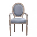 Poltrona Constance in Velluto Grigio 55x46x96 h cm in Velluto Grigio