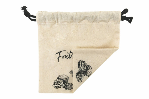 sconto Sac de fruits secs en coton 20x20 cm Villa d'Este Home Tivoli
