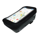 Borsa Portaoggetti da Telaio Bicicletta 18x10x6 cm con Tasca Touchscreen per Smartphone
