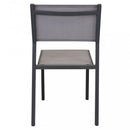 Sedia da Giardino Avana 46x57x85 h cm in Textilene Taupe