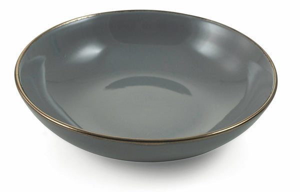 Set de 6 Assiettes creuses Ø20x5 cm en Grès VdE Tivoli 1996 Royal Passion Gris Foncé prezzo