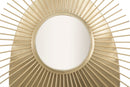 Specchio Eye Glam 75x8x110,5 cm in Ferro e MDF Oro